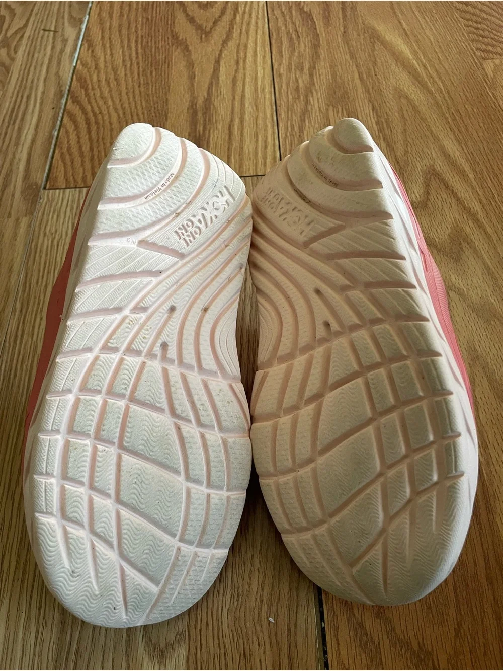 Hoka One One Ora Recovery Slide Slip-On Sport Sandals Pink Slipper Women Size 8